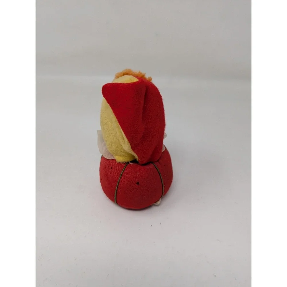 VTG Clown Girl Tape Measure Pin Cushion Doll Pull My Nose 23